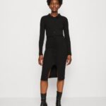 Z62T183 Women Anna Field Jersey Dress Black