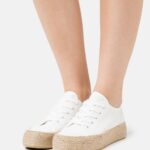 Z62T1845 Women Anna Field Casual Lace-Ups White