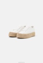 Z62T1845 Women Anna Field Casual Lace-Ups White - Image 3