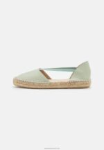 Z62T1846 Women Anna Field Leather Espadrilles Mint - Image 2