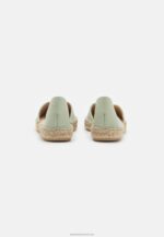 Z62T1846 Women Anna Field Leather Espadrilles Mint - Image 4