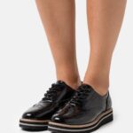 Z62T1848 Women Anna Field Lace-Ups Black