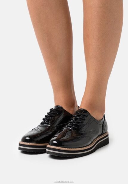 Z62T1848 Women Anna Field Lace-Ups Black