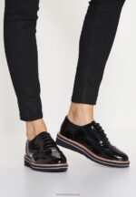 Z62T1850 Women Anna Field Lace-Ups Black