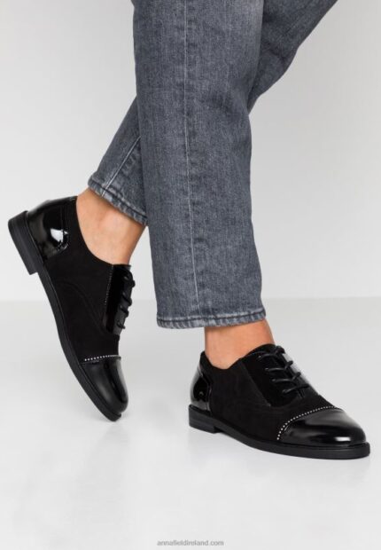 Z62T1851 Women Anna Field Lace-Ups Black