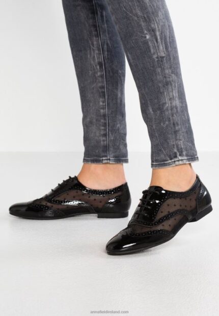 Z62T1853 Women Anna Field Lace-Ups Black