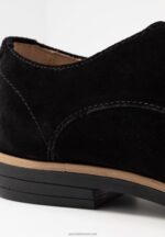 Z62T1854 Women Anna Field Leather Lace-Ups Black - Image 3