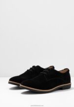 Z62T1854 Women Anna Field Leather Lace-Ups Black - Image 5