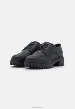 Z62T1856 Women Anna Field Comfort Lace-Ups Black - Image 3
