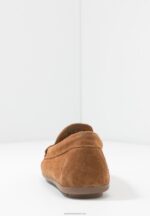 Z62T1858 Women Anna Field Leather Moccasins Cognac - Image 6