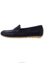 Z62T1860 Women Anna Field Leather Moccasins Blue - Image 2