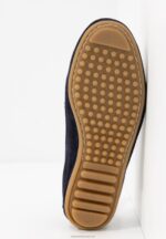 Z62T1860 Women Anna Field Leather Moccasins Blue - Image 7
