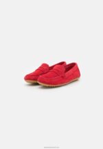 Z62T1861 Women Anna Field Leather Moccasins Red - Image 3