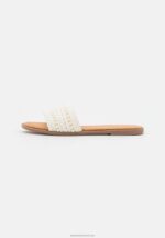Z62T1864 Women Anna Field Mules White - Image 2