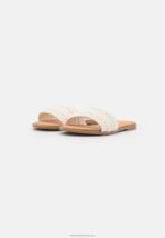 Z62T1864 Women Anna Field Mules White - Image 3