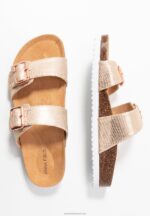 Z62T1865 Women Anna Field Slippers Rose Gold - Image 4