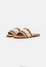 Z62T1869 Women Anna Field Mules Beige - Image 3