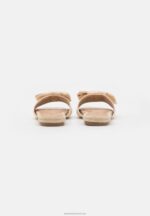Z62T1872 Women Anna Field Mules Beige - Image 4