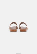 Z62T1877 Women Anna Field Leather Mules Brown - Image 4
