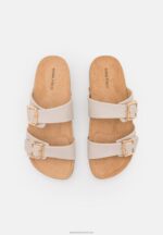 Z62T1878 Women Anna Field Mules Beige - Image 6