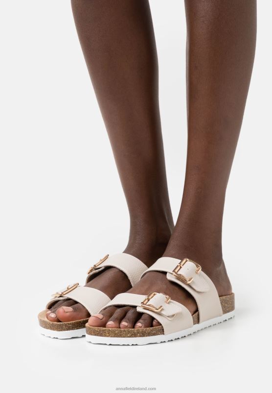 z62t1878_women_anna_field_mules_beige.jpg Z62T1878 Women Anna Field Mules Beige - Image 1