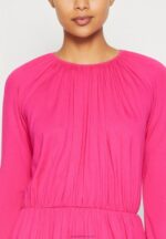 Z62T187 Women Anna Field Jersey Dress Pink - Image 6