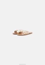 Z62T1880 Women Anna Field Mules Gold - Image 3