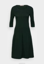 Z62T190 Women Anna Field Jersey Dress Dark Green - Image 9