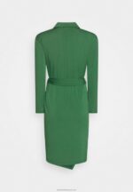 Z62T191 Women Anna Field Jersey Dress Green - Image 2