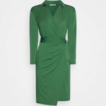 Z62T191 Women Anna Field Jersey Dress Green