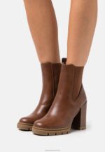 Z62T1920 Women Anna Field Classic Ankle Boots Cognac