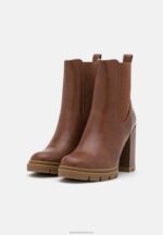 Z62T1920 Women Anna Field Classic Ankle Boots Cognac - Image 3