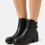 Z62T1923 Women Anna Field Classic Ankle Boots Black