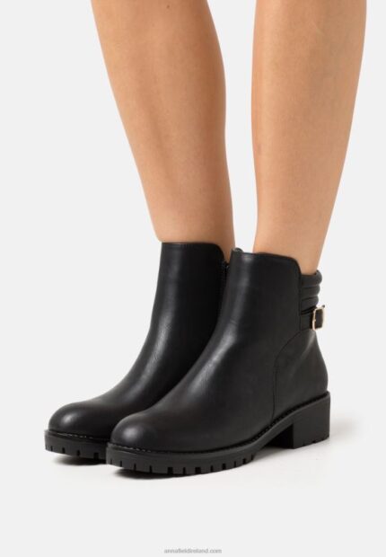 Z62T1923 Women Anna Field Classic Ankle Boots Black