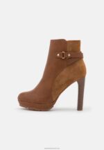 Z62T1927 Women Anna Field Platform Ankle Boots Cognac - Image 2