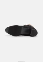 Z62T1928 Women Anna Field Leather Classic Ankle Boots Black - Image 5
