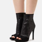 Z62T1929 Women Anna Field Classic Ankle Boots Black