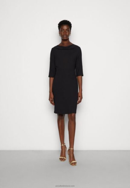 Z62T192 Women Anna Field Shift Dress Black