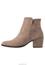 Z62T1931 Women Anna Field Leather Ankle Boots Beige - Image 2
