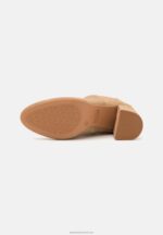 Z62T1937 Women Anna Field Classic Ankle Boots Beige - Image 5