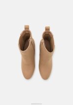 Z62T1937 Women Anna Field Classic Ankle Boots Beige - Image 6