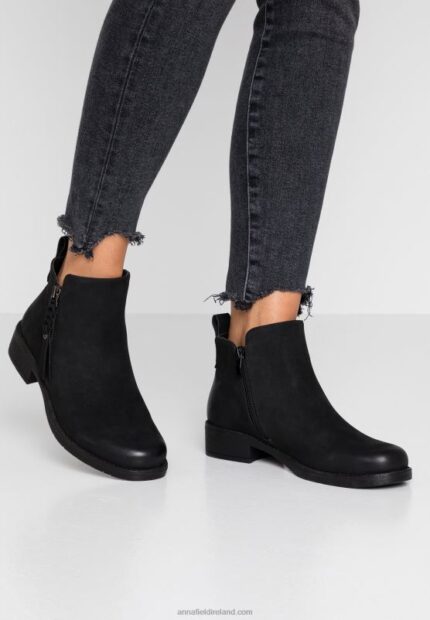 Z62T1938 Women Anna Field Ankle Boots Black