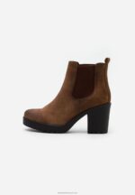 Z62T1940 Women Anna Field Ankle Boots Cognac - Image 2