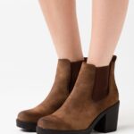 Z62T1940 Women Anna Field Ankle Boots Cognac