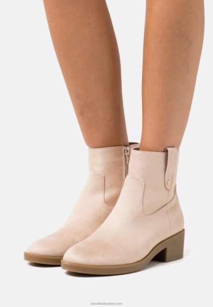 Z62T1942 Women Anna Field Classic Ankle Boots Beige