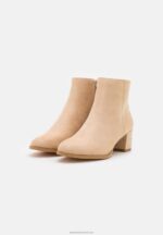 Z62T1945 Women Anna Field Ankle Boots Beige - Image 3
