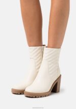 Z62T1950 Women Anna Field Classic Ankle Boots Offwhite