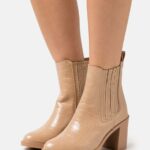 Z62T1951 Women Anna Field Classic Ankle Boots Beige
