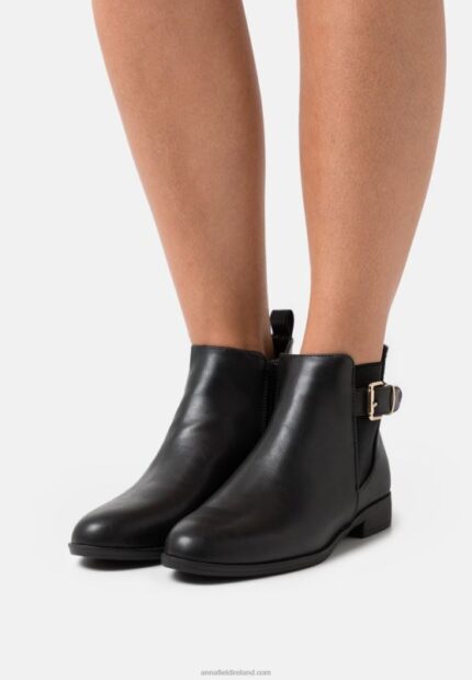 Z62T1952 Women Anna Field Comfort Ankle Boots Black