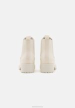 Z62T1953 Women Anna Field Ankle Boots White - Image 4